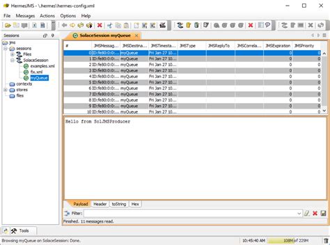 hermes jms send multiple messages|Automate loading message in HermesJMS from SOAPUI.